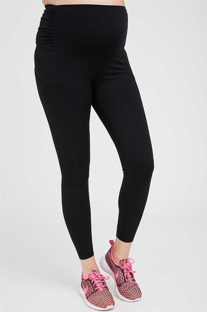 ACTIVE MATERNITY LEGGINGS BLACK